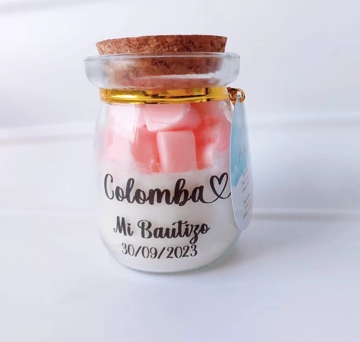 velas para bautizo o presentación