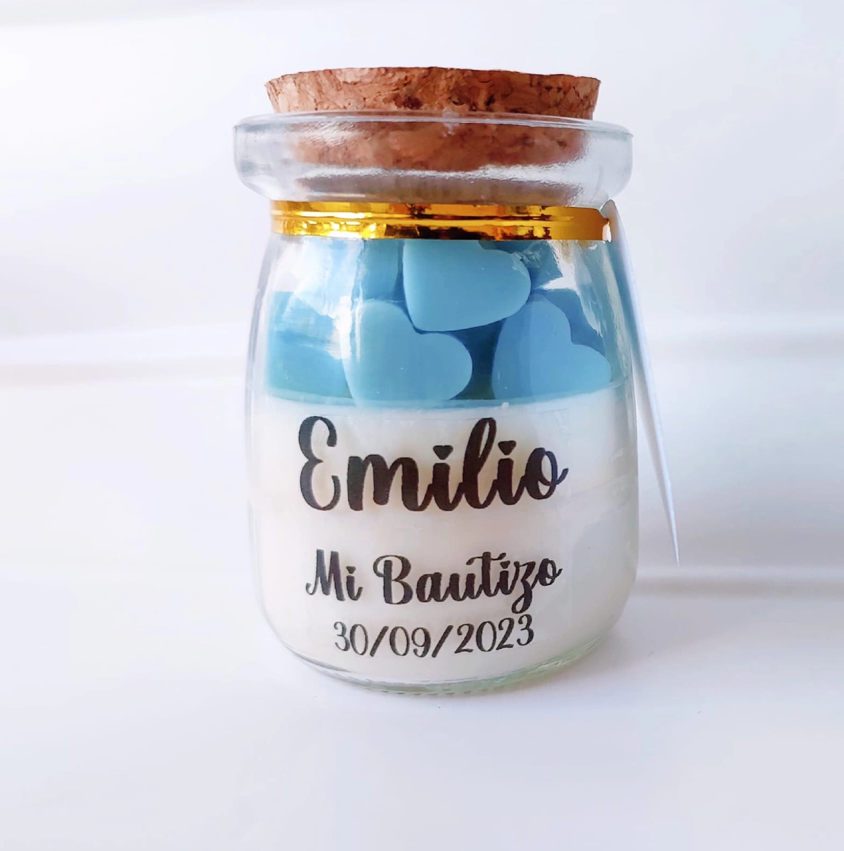 velas para bautizo o presentación