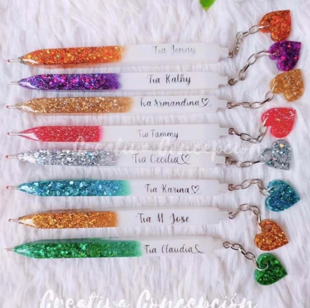 lapicera de resina personalizada