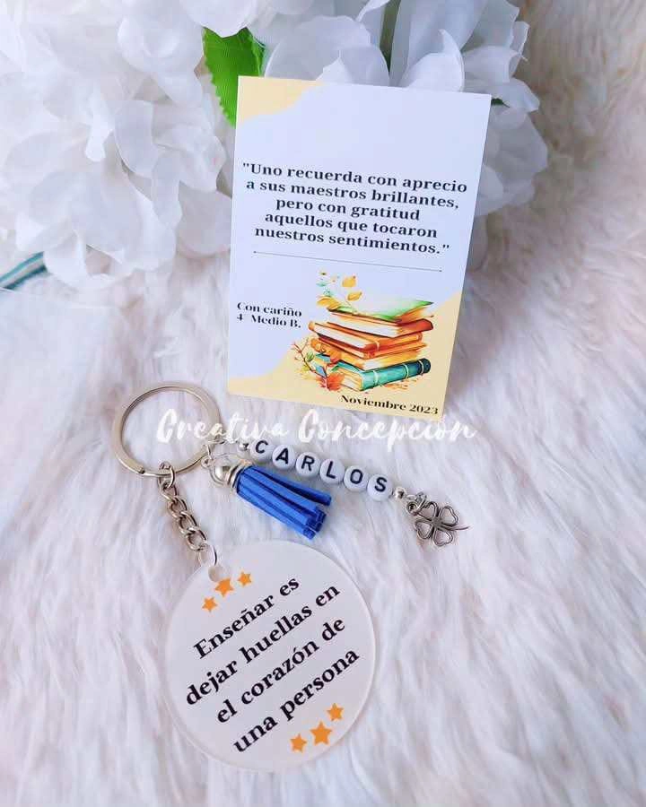 llavero dia del profesor